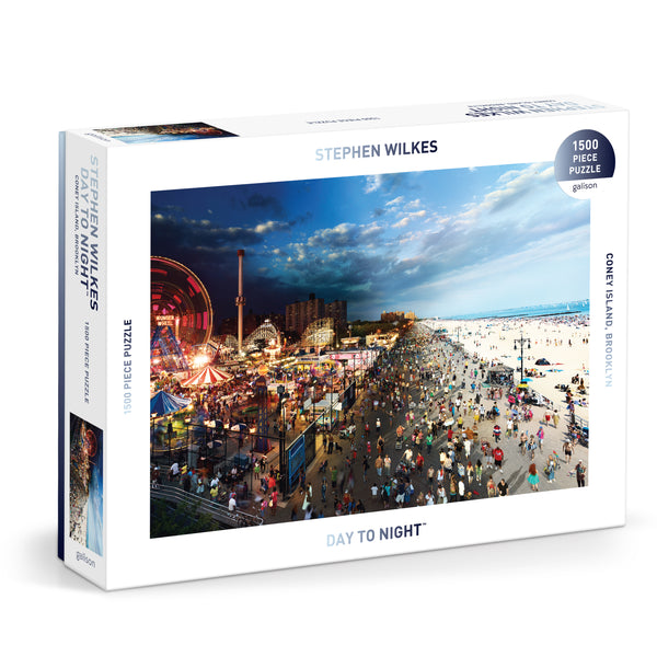 Stephen Wilkes Day To Night™ Coney Island 1500 Piece Puzzle (Jigsaw Products)